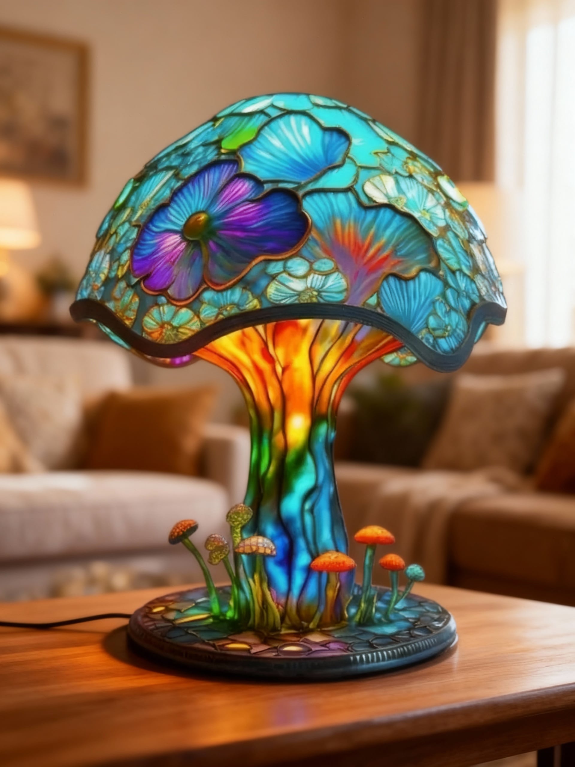 COLORSHROOM | Kouzelná duhová lampa ve tvaru houby